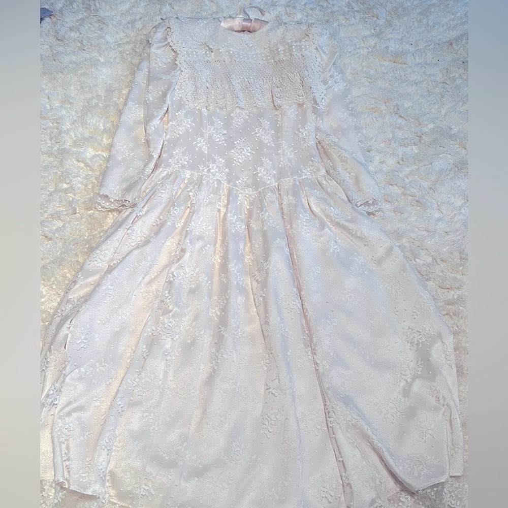 Jessica McClintock Snow White Beauty 6, Satin & Lace